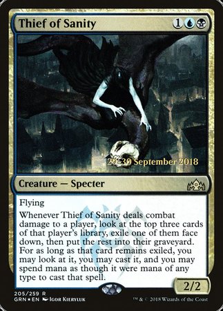 Thief of Sanity [Guilds of Ravnica Promos] | Cards and Coasters CA