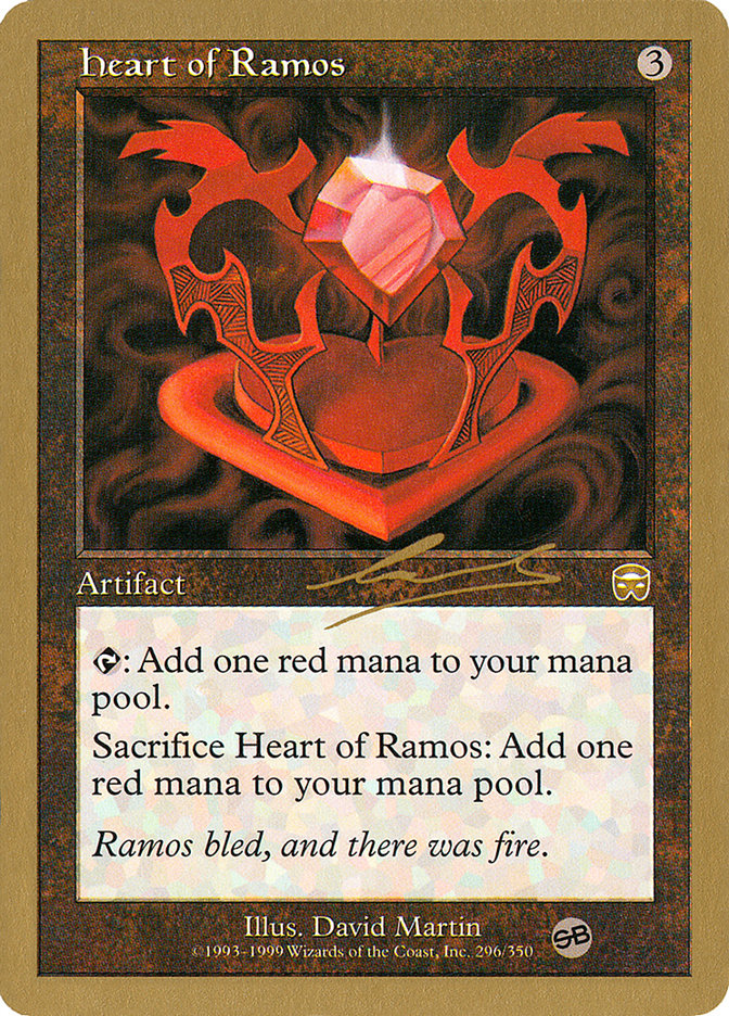 Heart of Ramos (Nicolas Labarre) (SB) [World Championship Decks 2000] | Cards and Coasters CA