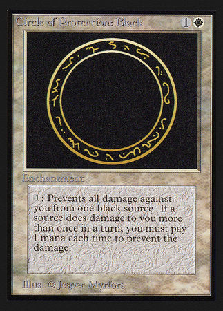 Circle of Protection: Black (CE) [Collectors’ Edition] | Cards and Coasters CA