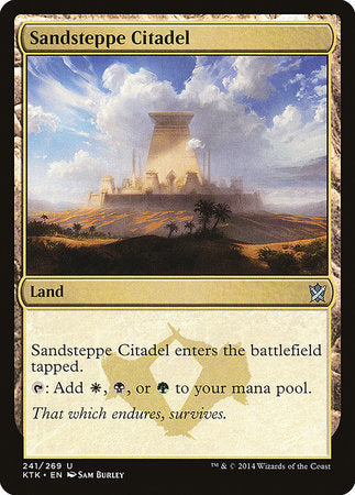 Sandsteppe Citadel [Khans of Tarkir] | Cards and Coasters CA