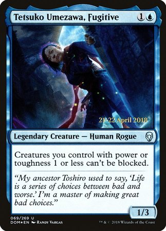 Tetsuko Umezawa, Fugitive [Dominaria Promos] | Cards and Coasters CA