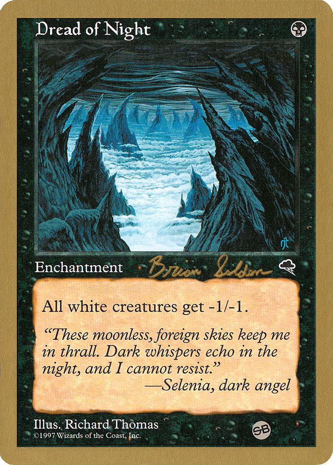 Dread of Night (Brian Selden) (SB) [World Championship Decks 1998] | Cards and Coasters CA