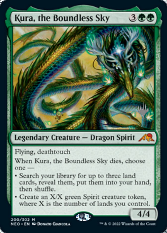 Kura, the Boundless Sky (Promo Pack) [Kamigawa: Neon Dynasty Promos] | Cards and Coasters CA