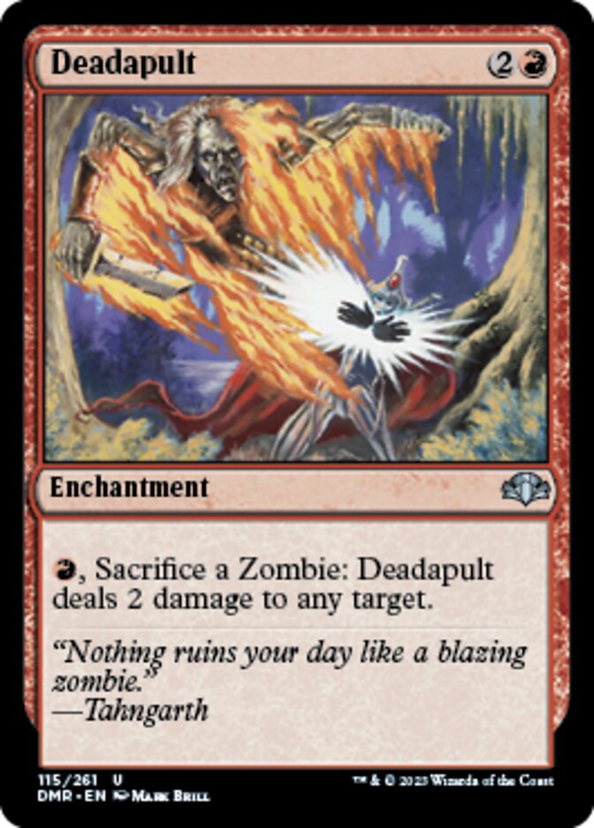 Deadapult [Dominaria Remastered] | Cards and Coasters CA