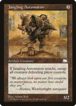 Jangling Automaton [Weatherlight] | Cards and Coasters CA