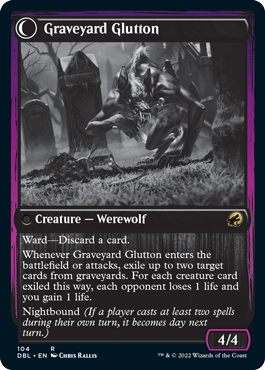 Graveyard Trespasser // Graveyard Glutton [Innistrad: Double Feature] | Cards and Coasters CA