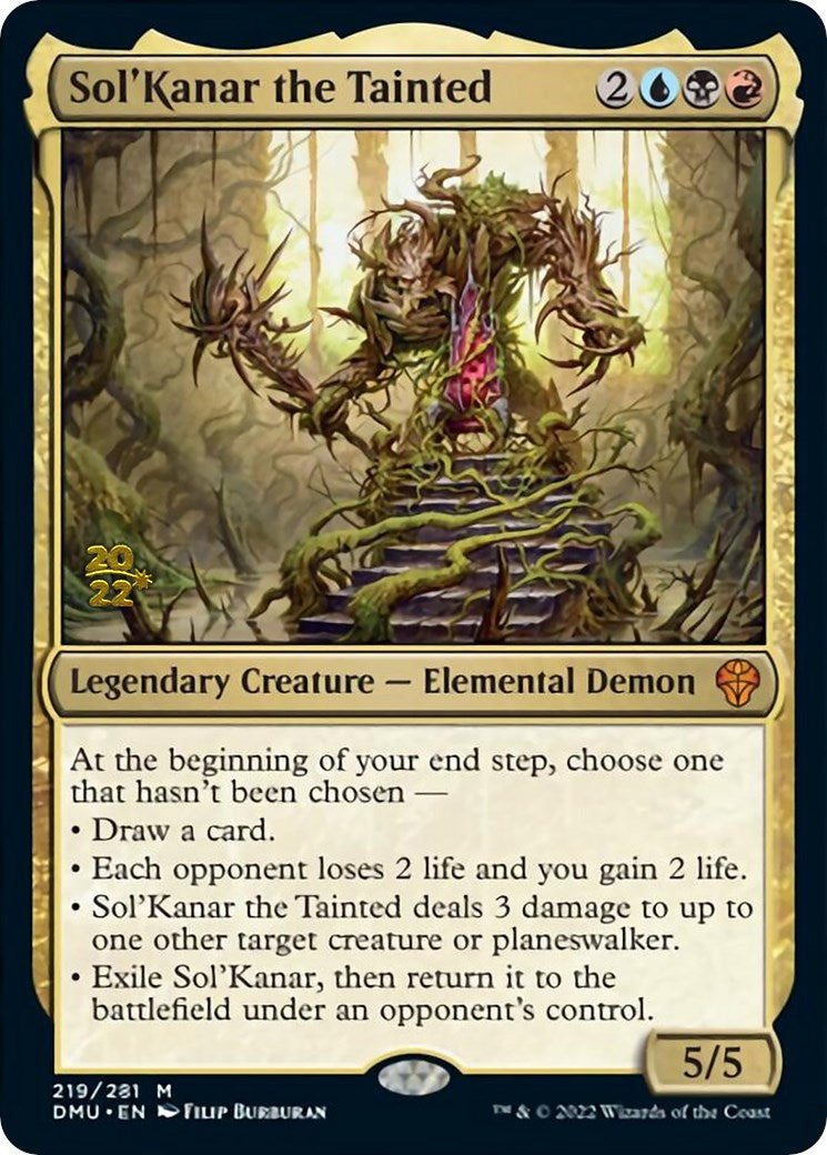 Sol'Kanar the Tainted [Dominaria United Prerelease Promos] | Cards and Coasters CA