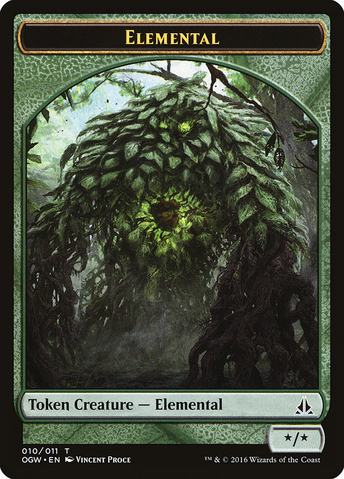 Elemental (010/011) [Oath of the Gatewatch Tokens] | Cards and Coasters CA