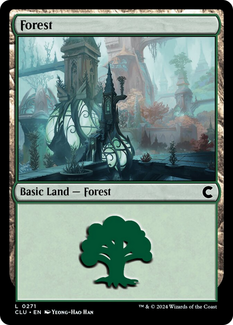 Forest (0271) [Ravnica: Clue Edition] | Cards and Coasters CA