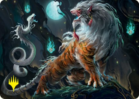 Gloomshrieker Art Card (Gold-Stamped Signature) [Kamigawa: Neon Dynasty Art Series] | Cards and Coasters CA