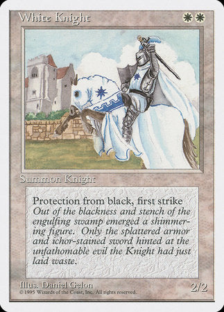 White Knight [Fourth Edition] | Cards and Coasters CA
