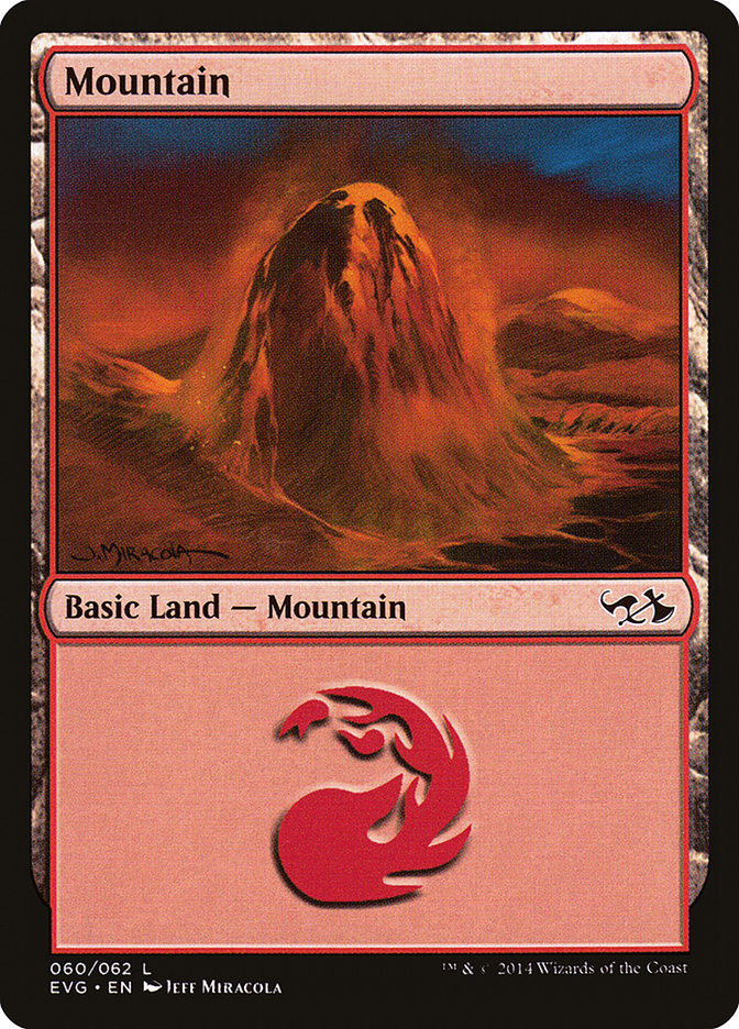 Mountain (60) (Elves vs. Goblins) [Duel Decks Anthology] | Cards and Coasters CA