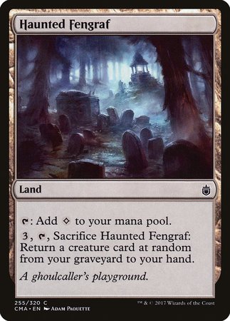 Haunted Fengraf [Commander Anthology] | Cards and Coasters CA