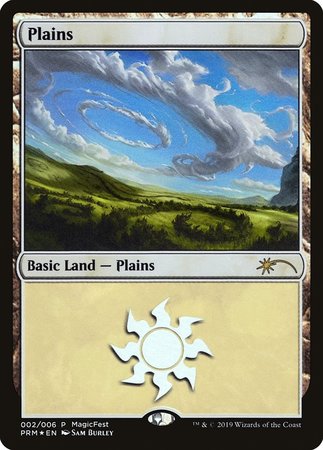 Plains (2019) [MagicFest 2019] | Cards and Coasters CA