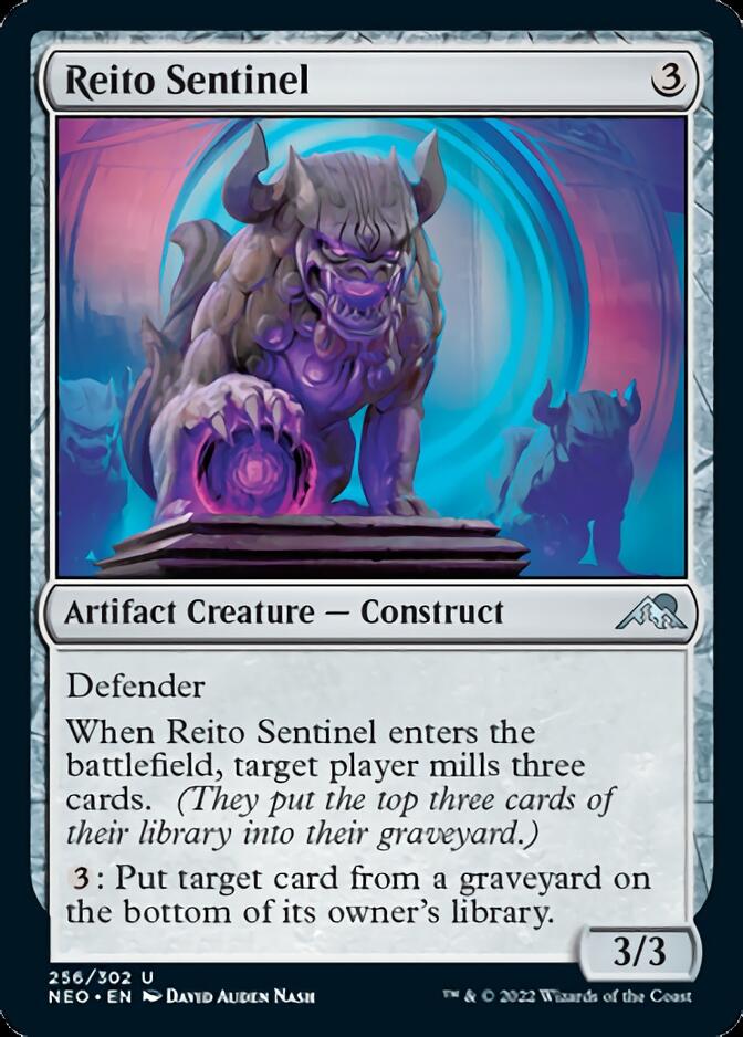 Reito Sentinel [Kamigawa: Neon Dynasty] | Cards and Coasters CA