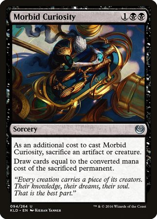 Morbid Curiosity [Kaladesh] | Cards and Coasters CA