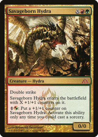 Savageborn Hydra [Dragon's Maze] | Cards and Coasters CA
