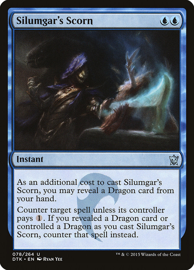 Silumgar's Scorn [Dragons of Tarkir] | Cards and Coasters CA