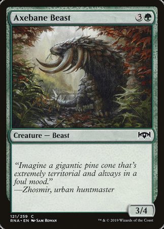 Axebane Beast [Ravnica Allegiance] | Cards and Coasters CA