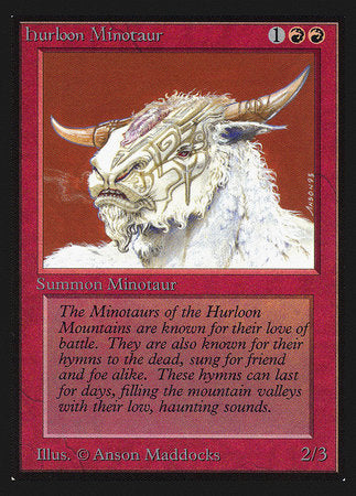 Hurloon Minotaur (IE) [Intl. Collectors’ Edition] | Cards and Coasters CA