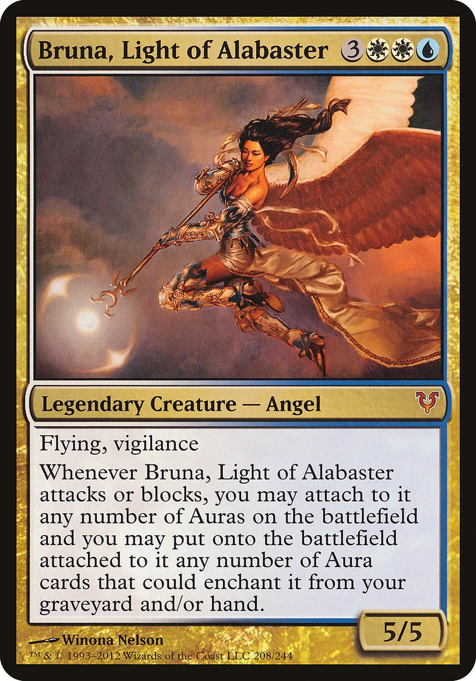 Bruna, Light of Alabaster [Open the Helvault] | Cards and Coasters CA