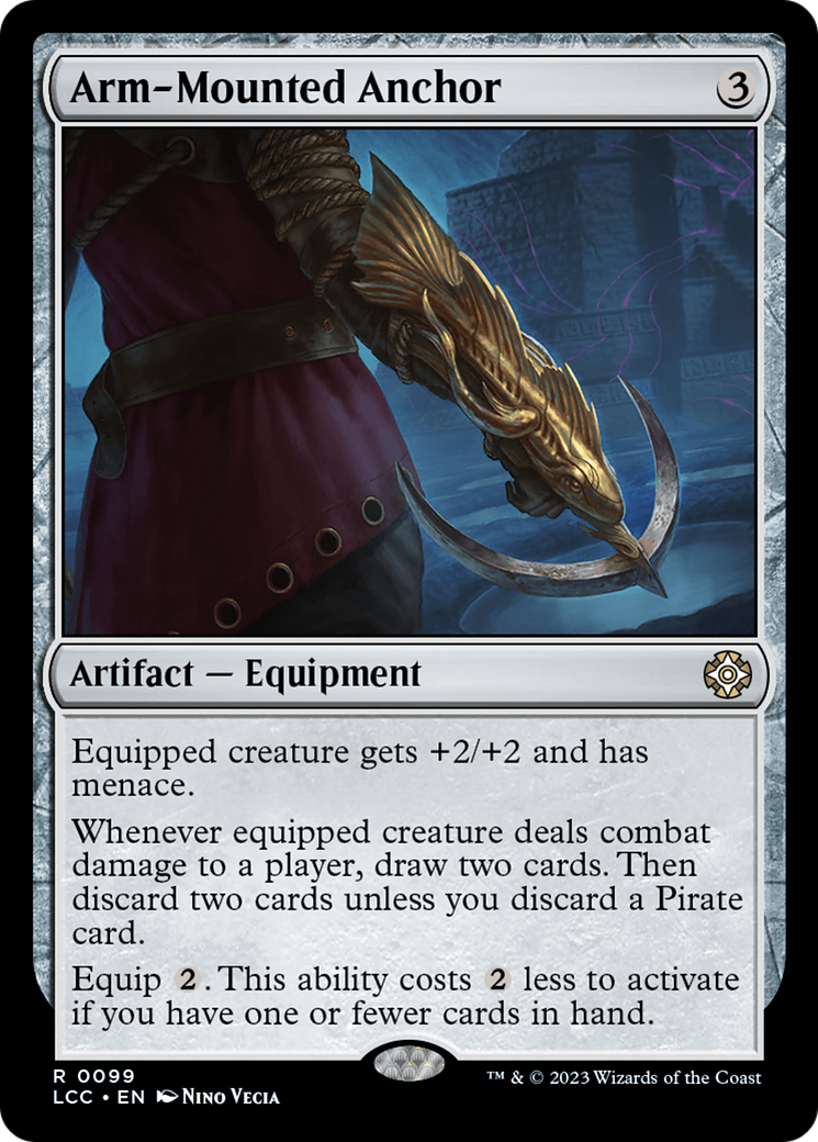 Arm-Mounted Anchor [The Lost Caverns of Ixalan Commander] | Cards and Coasters CA