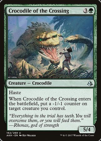 Crocodile of the Crossing [Amonkhet] | Cards and Coasters CA