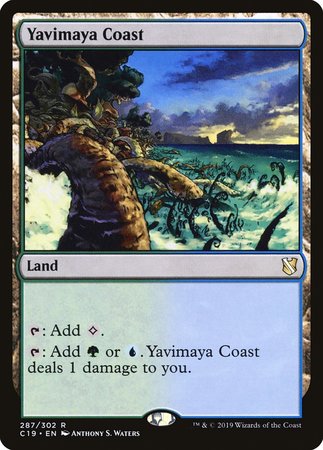 Yavimaya Coast [Commander 2019] | Cards and Coasters CA