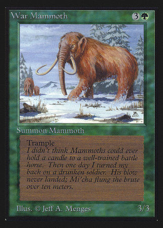 War Mammoth (CE) [Collectors’ Edition] | Cards and Coasters CA