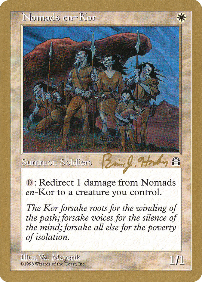 Nomads en-Kor (Brian Hacker) [World Championship Decks 1998] | Cards and Coasters CA