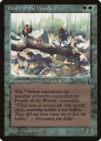 People of the Woods [The Dark] | Cards and Coasters CA