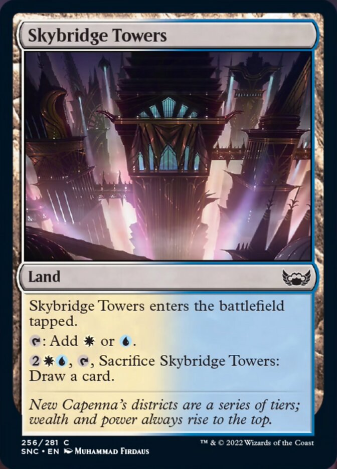 Skybridge Towers [Streets of New Capenna] | Cards and Coasters CA