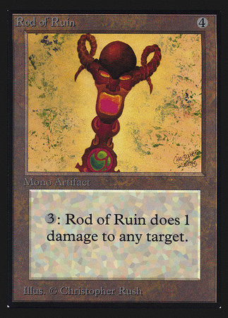 Rod of Ruin (IE) [Intl. Collectors’ Edition] | Cards and Coasters CA