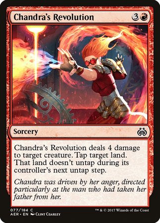 Chandra's Revolution [Aether Revolt] | Cards and Coasters CA