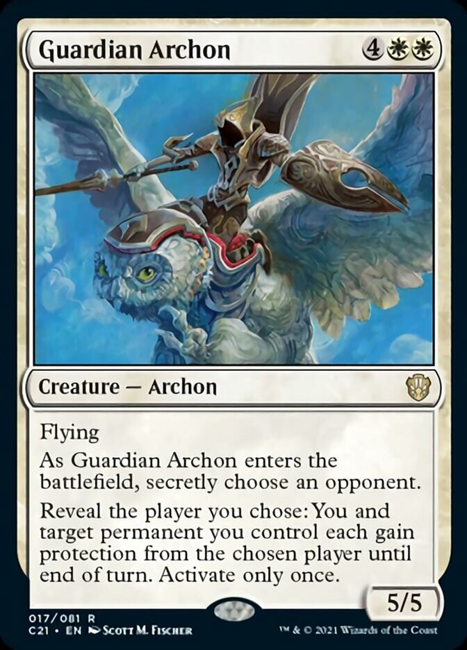 Guardian Archon [Commander 2021] | Cards and Coasters CA