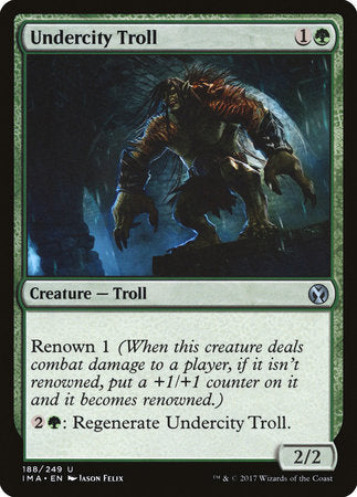 Undercity Troll [Iconic Masters] | Cards and Coasters CA