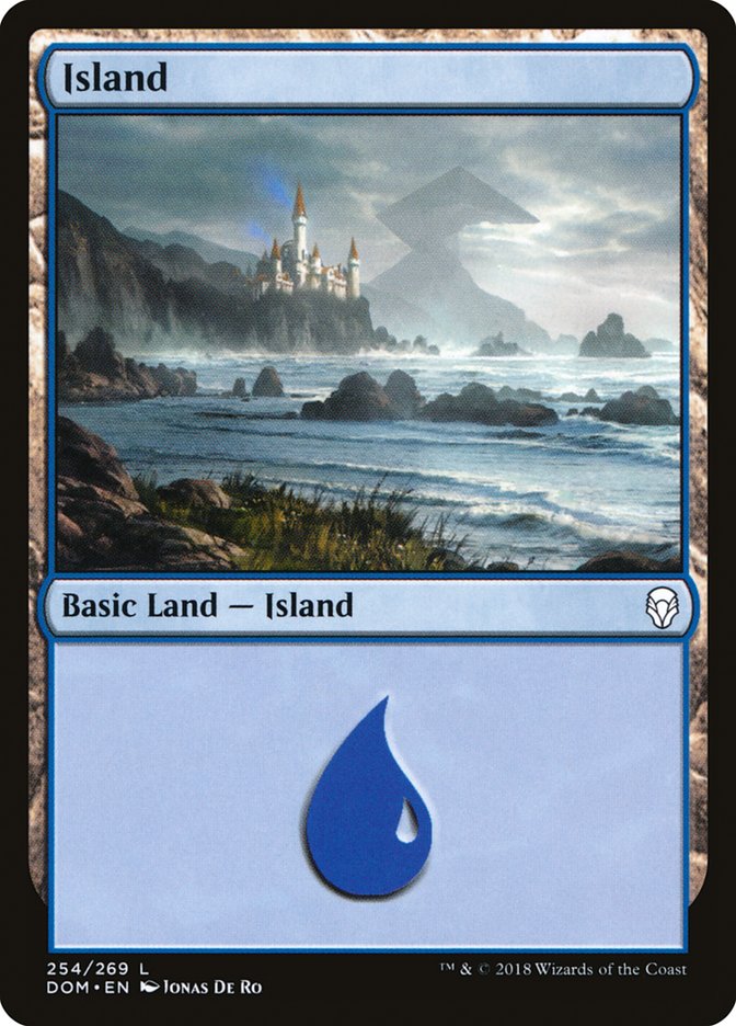 Island (254) [Dominaria] | Cards and Coasters CA