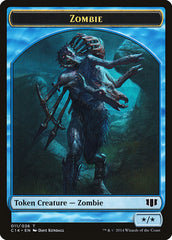 Ape // Zombie (011/036) Double-sided Token [Commander 2014 Tokens] | Cards and Coasters CA