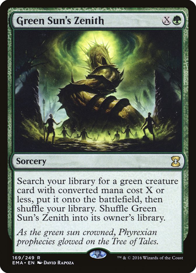 Green Sun's Zenith [Eternal Masters] | Cards and Coasters CA