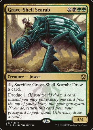 Grave-Shell Scarab [GRN Guild Kit] | Cards and Coasters CA