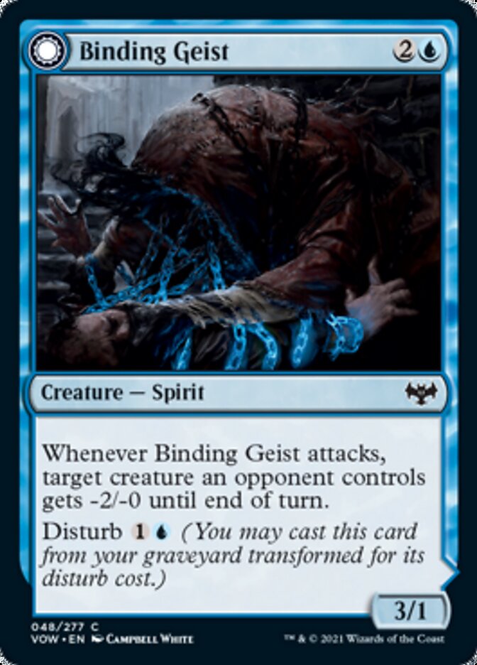 Binding Geist // Spectral Binding [Innistrad: Crimson Vow] | Cards and Coasters CA