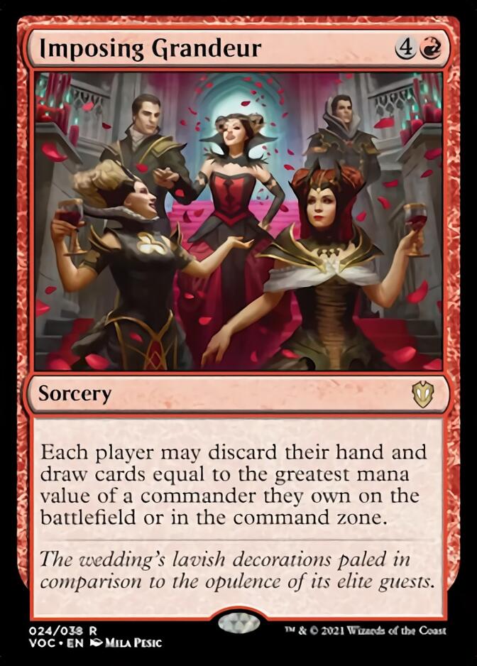 Imposing Grandeur [Innistrad: Crimson Vow Commander] | Cards and Coasters CA