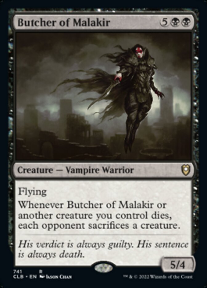 Butcher of Malakir [Commander Legends: Battle for Baldur's Gate] | Cards and Coasters CA