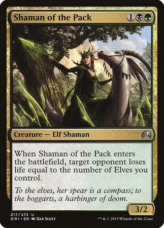 Shaman of the Pack [Magic Origins] | Cards and Coasters CA