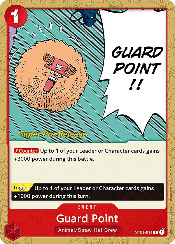 Guard Point [Super Pre-Release Starter Deck: Straw Hat Crew] | Cards and Coasters CA