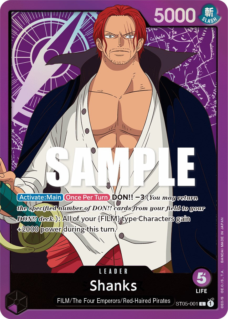 Shanks [Starter Deck: Film Edition] | Cards and Coasters CA