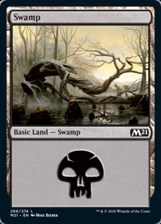 Swamp [Core Set 2021] | Cards and Coasters CA