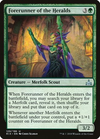 Forerunner of the Heralds [Rivals of Ixalan] | Cards and Coasters CA