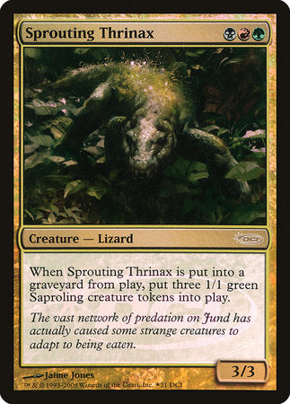 Sprouting Thrinax [Wizards Play Network 2008] | Cards and Coasters CA