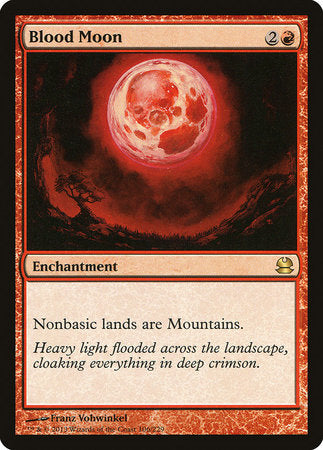 Blood Moon [Modern Masters] | Cards and Coasters CA